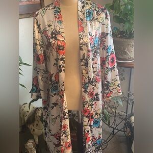 George Multicolor Floral Kimono